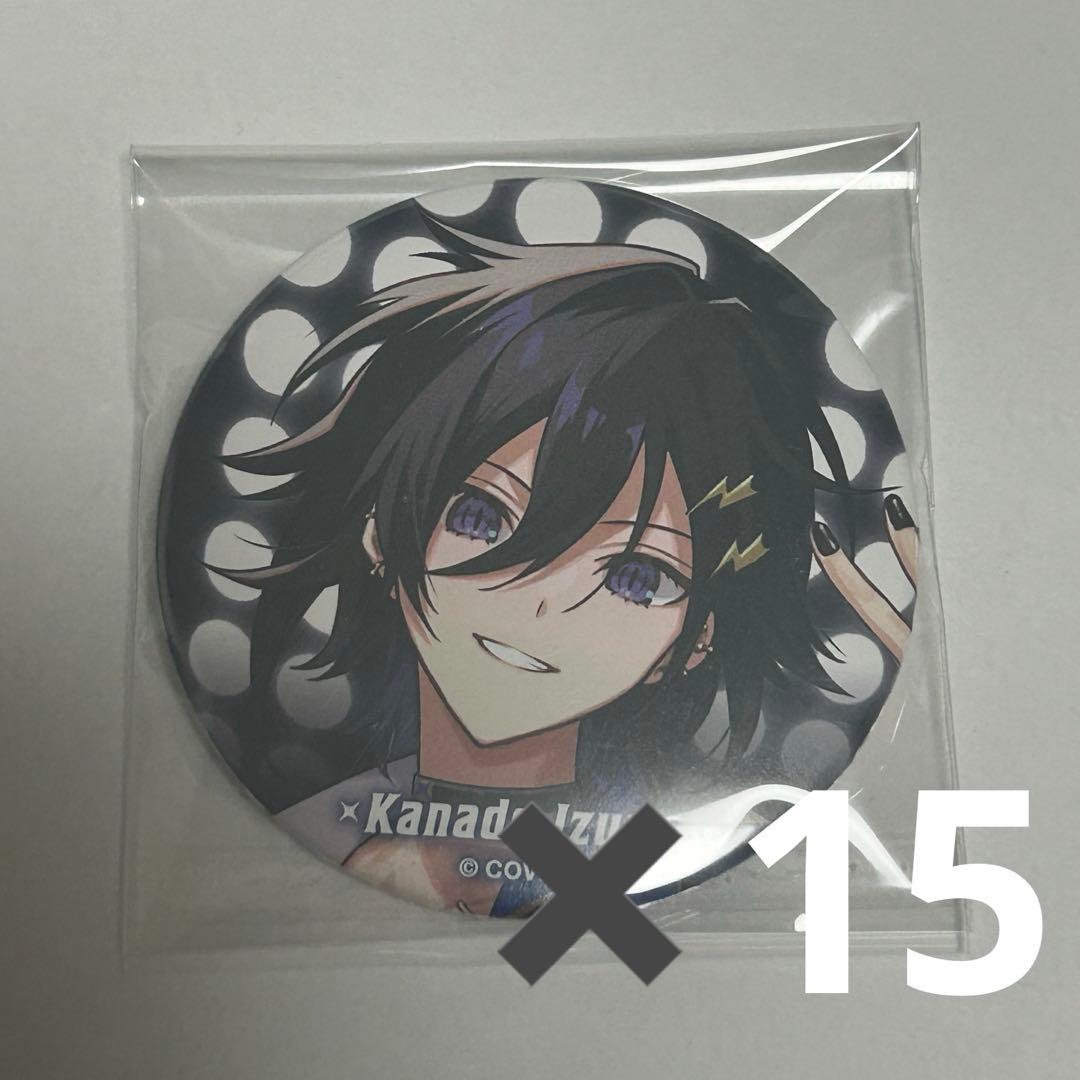 奏手イヅル　缶バッジ　ホロスターズ