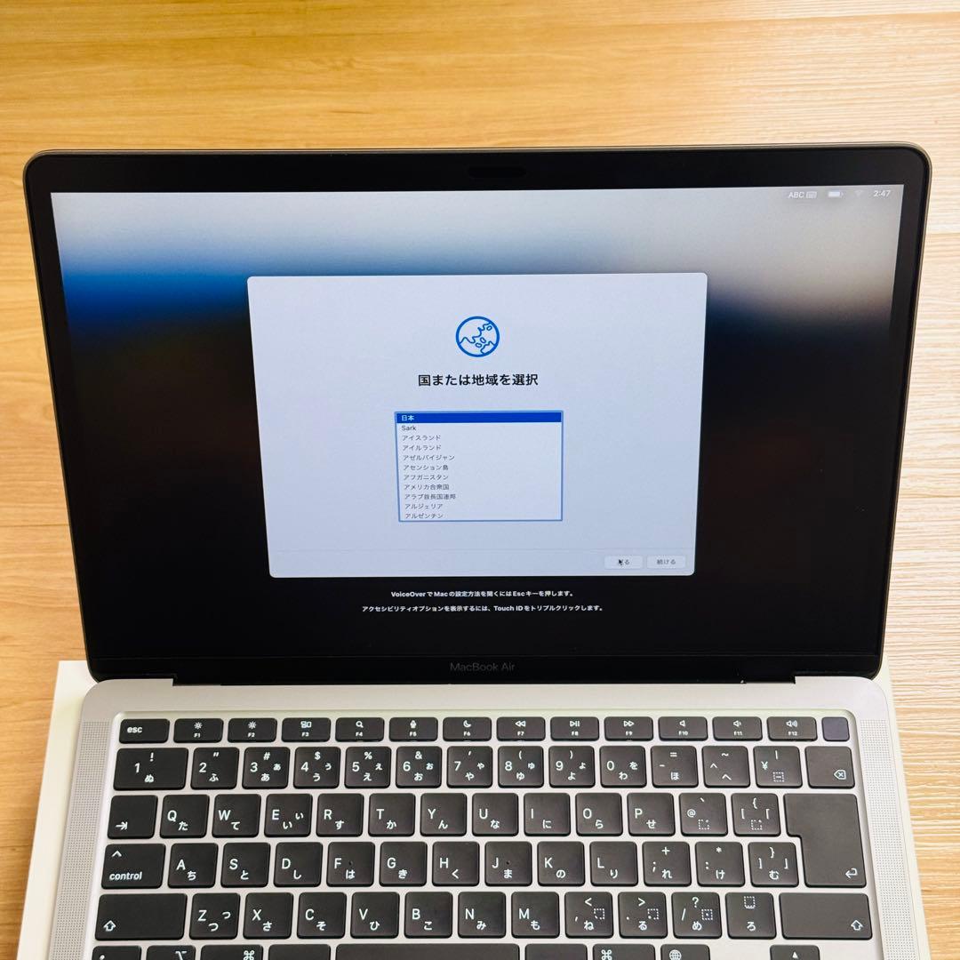 【美品】MacBookAir M1 メモリ16GB SSD1TB 2020