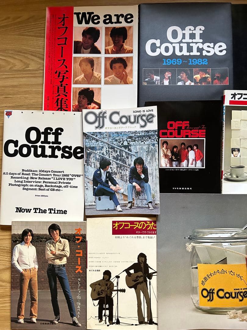 オフコース書籍　写真集　楽譜セット　おまけ付