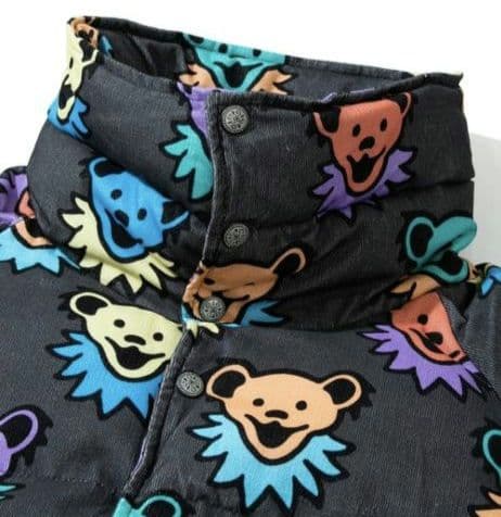 ☆go slow caravan☆コーデュロイ総柄 ハイスタンドパディングJKT