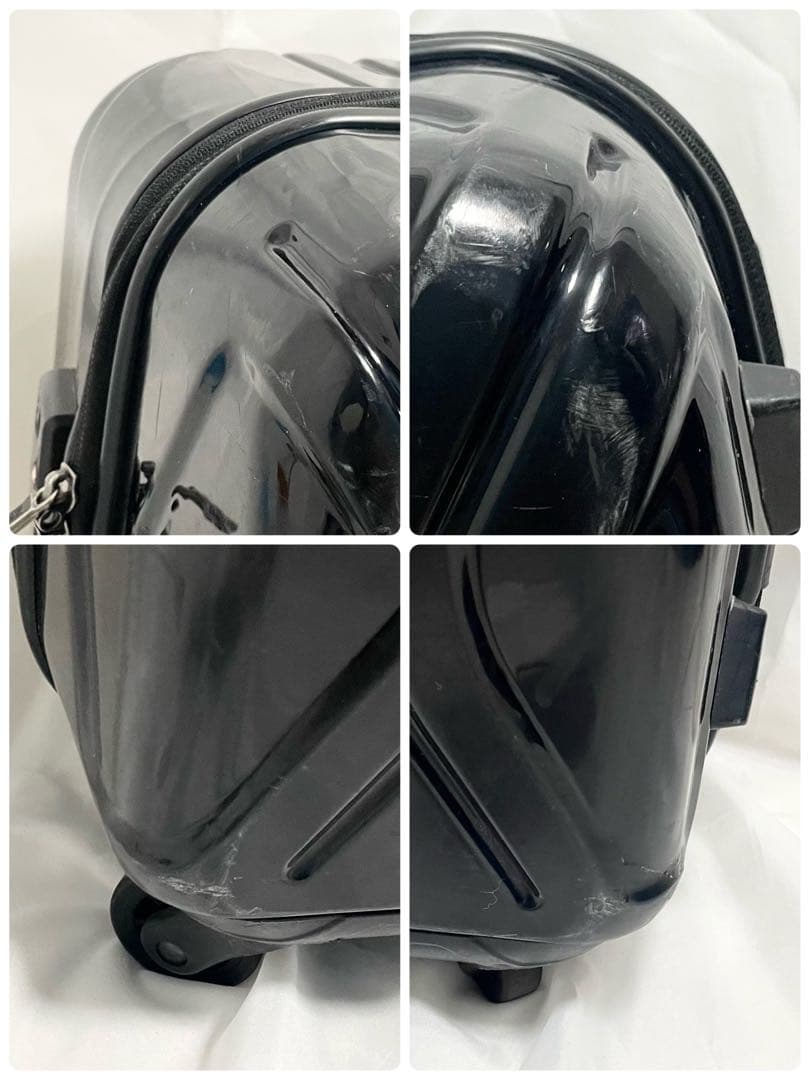 ゼロハリバートン スーツケース キャリーケース 70L ロゴ 金具 大容量 黒