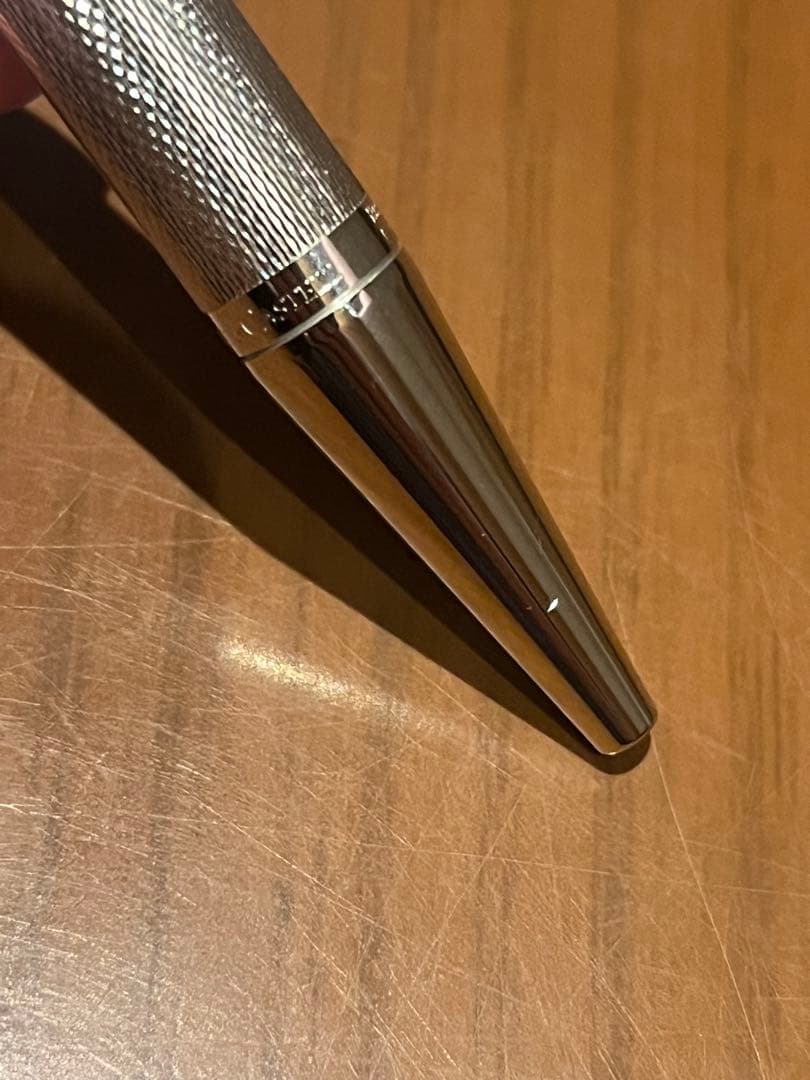 【美品】グラフフォンファーバーカステル ロジウム　ギロシェ　ボールペン