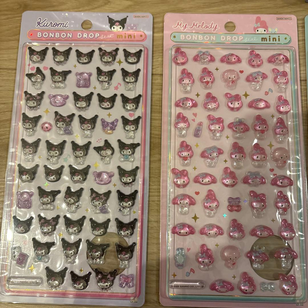 【国内購入正規品】サンリオ　ボンボンドロップシールミニ