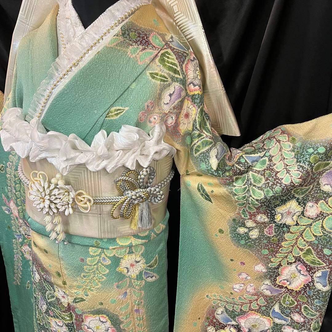 振袖フルセット ■辻が花振袖■花絞り■成人式振り袖■振袖一式