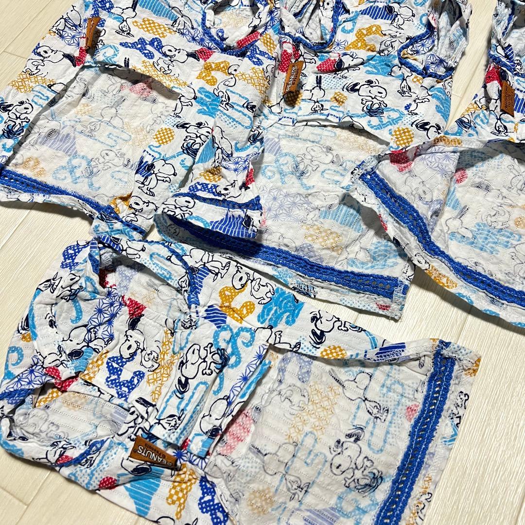5枚セット ペットパラダイス スヌーピー 甚平 浴衣 SNOOPY ピーナッツ