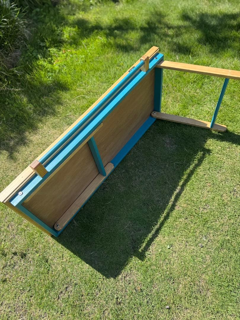 リスタオルテガ柄折りたたみテーブル