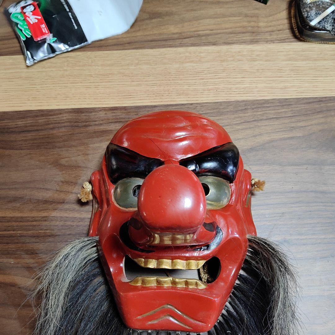 神楽面 天狗　川本作