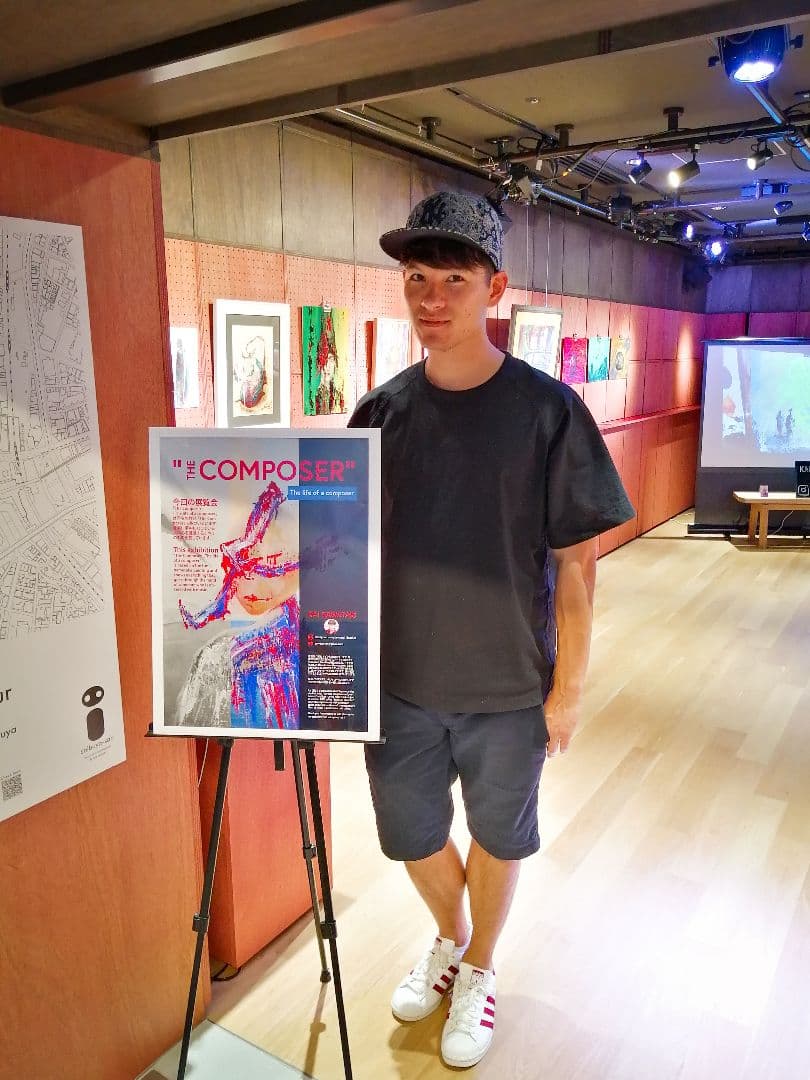 オリジナル自作絵 絵画 sawatari_doodles【Through】