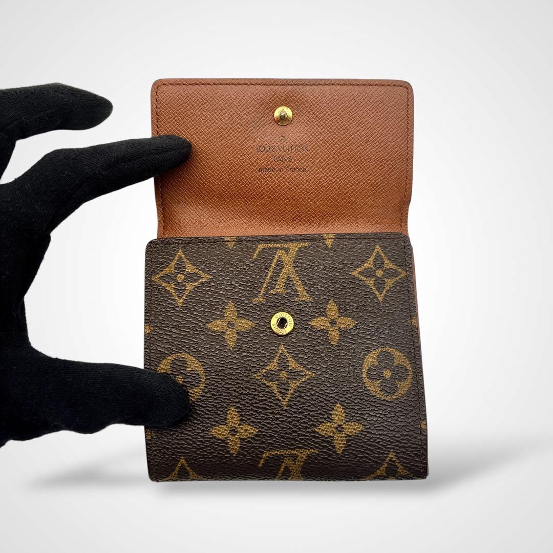 ルイヴィトン モノグラム ポルトモネ ビエ カルトクレディ 三つ折り財布 廃盤