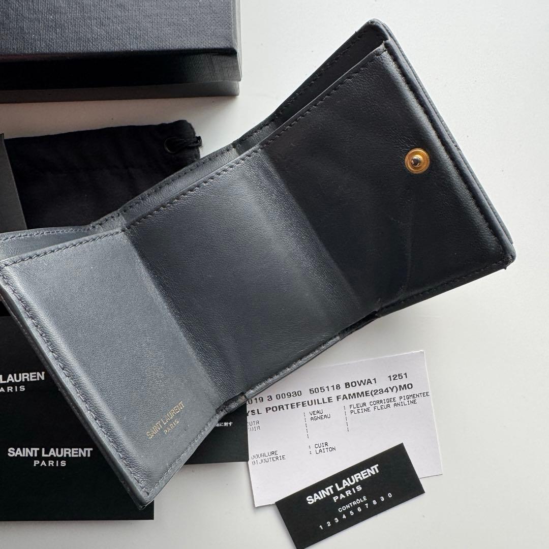 【限定価格】 219 Saint Laurentイブサンローラン3つ折り財布