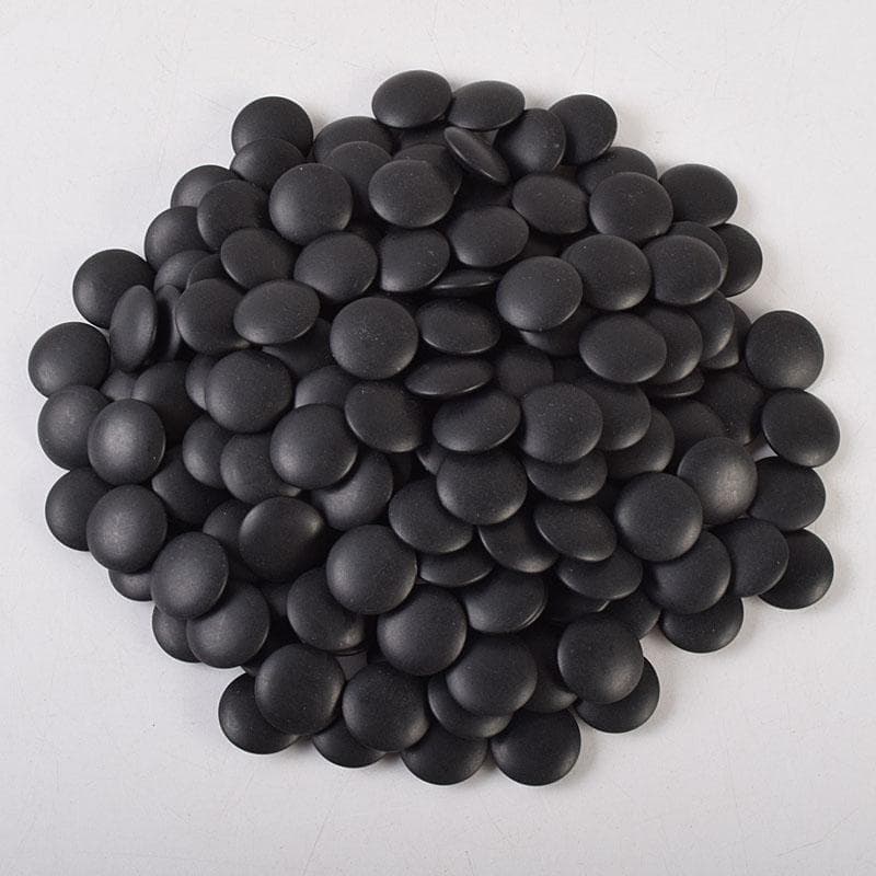 囲碁　碁石　本蛤碁石　那智黒碁石　碁笥　一套　時代箱付　M　R9282B