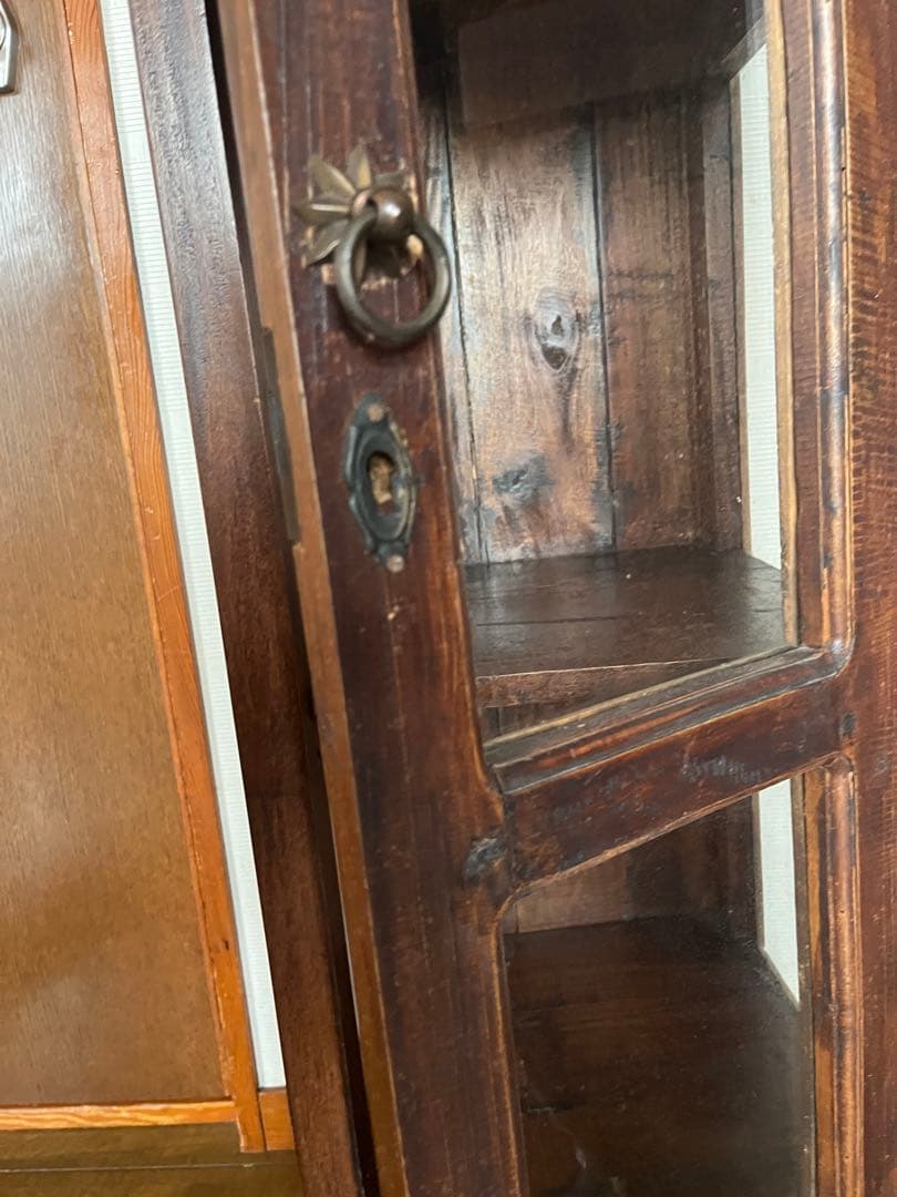 木製アーチ型アジアンキャビネット 3段