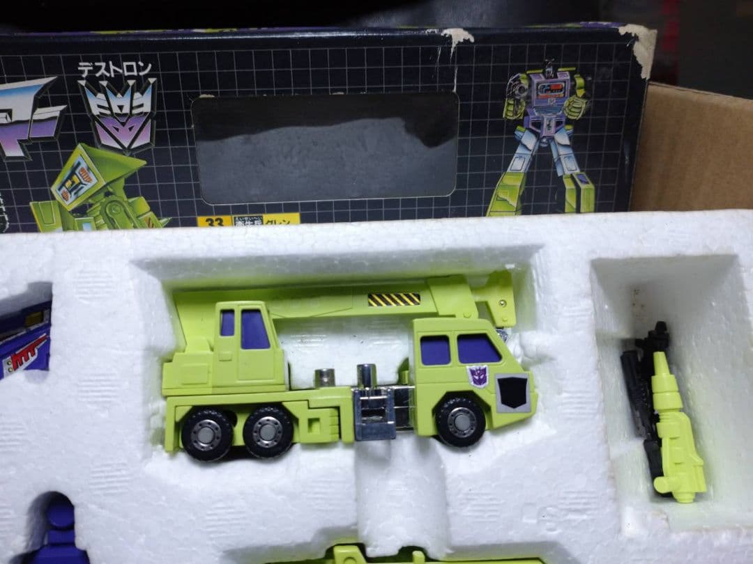 復刻版ではありません!激レア中古品トランスフォーマービルドロン巨人兵デバスター