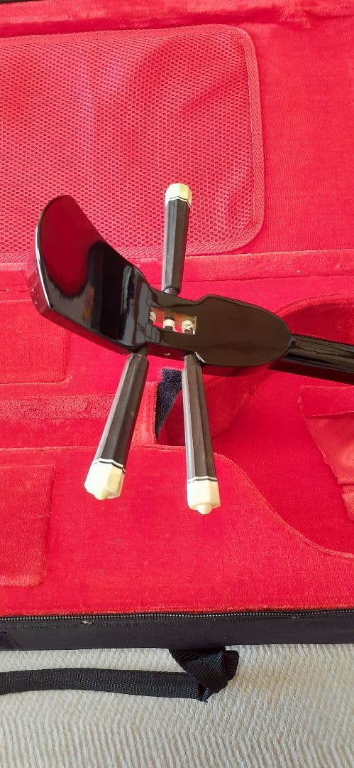 高級品沖縄三線豪華セット②☆ケース付属品多数☆両面本ヘビ革本蛇革リアルスネーク