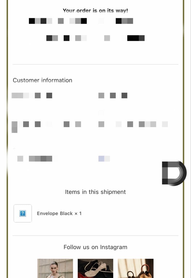 Elleme Envelope ブラック　未使用