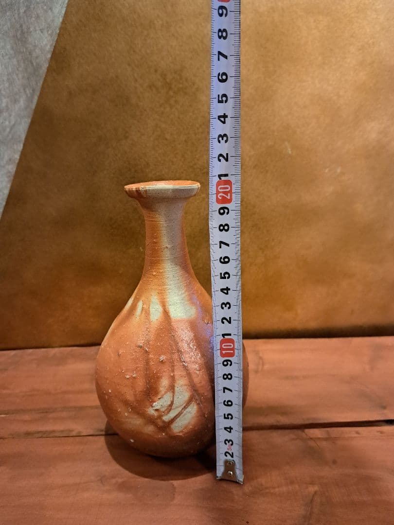 人間国宝　伊勢崎淳　花入　※箱なし