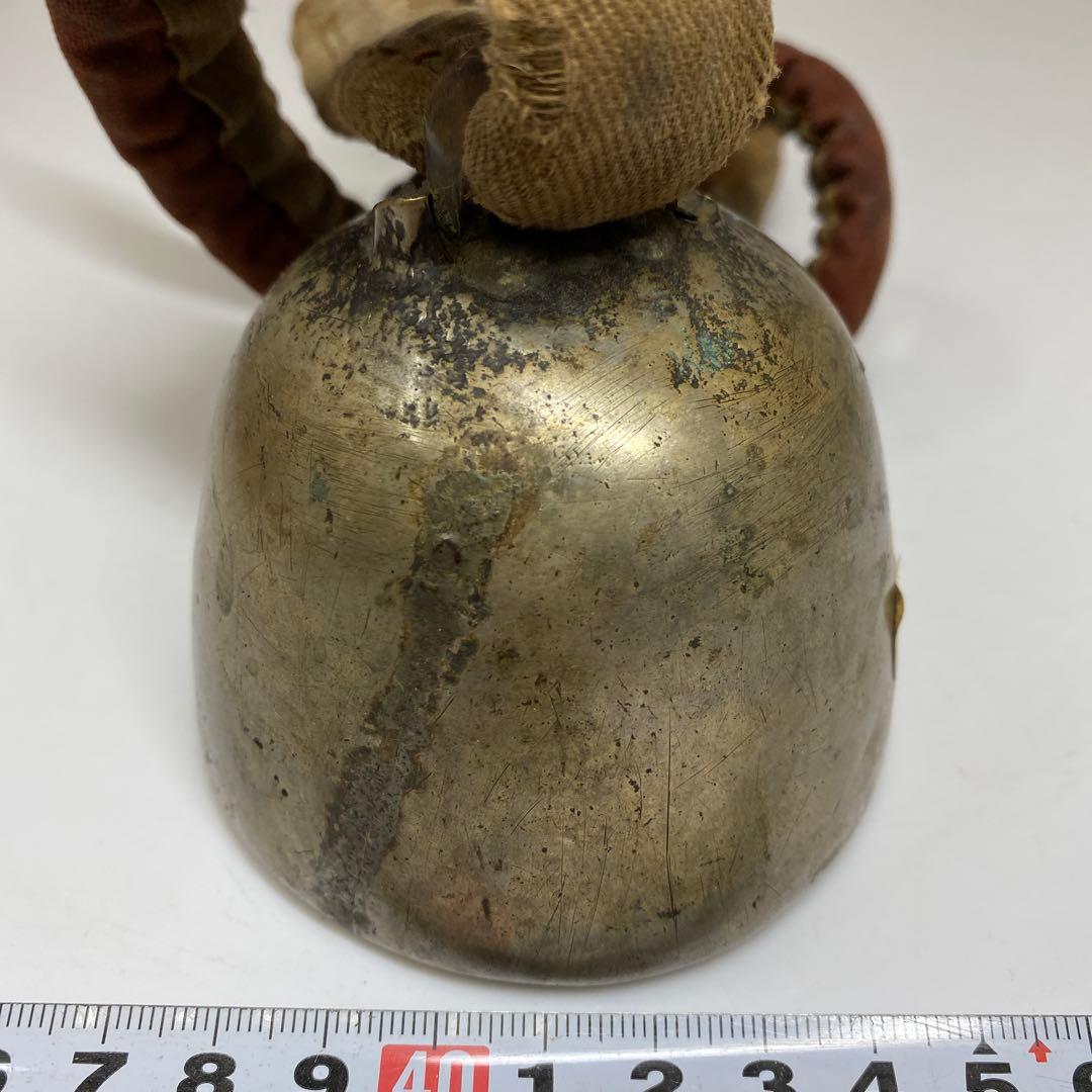 古代チベット馬鈴　木箱付（響き良いです）429g 東Y7-0228☆2Fタトオ