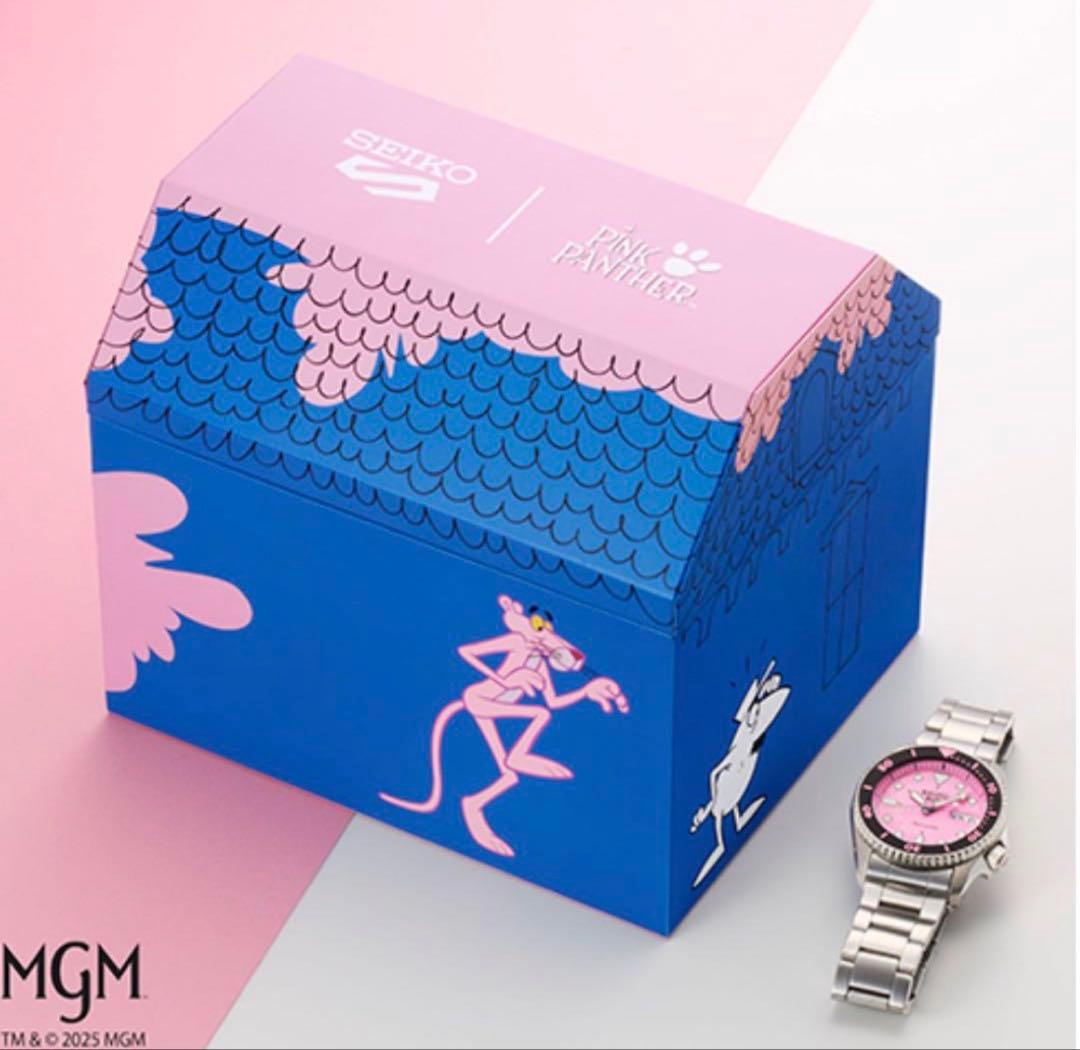 セイコー5スポーツ SKX series ピンクパンサー SBSA321