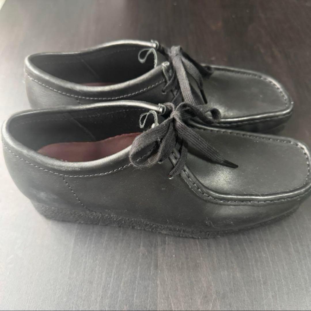 クラークス オリジナル　CLARKS 　ワラビー ブラック レザー EU41