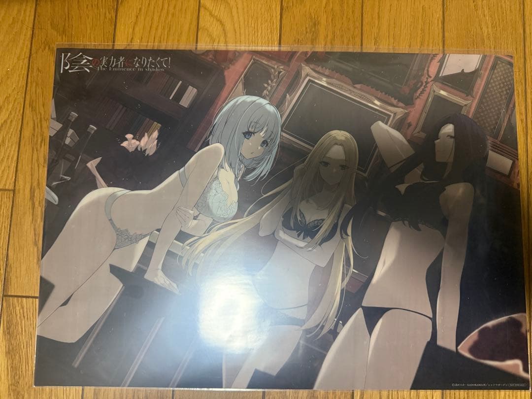 陰の実力者になりたくて！　DVD Blu-ray 特典　A3クリアポスター