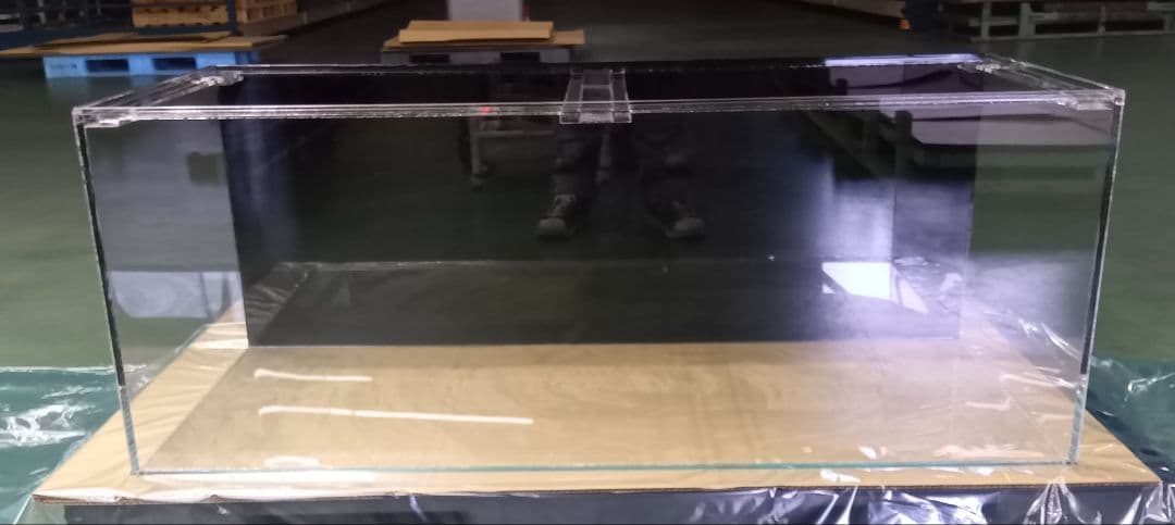 アクリル水槽 背面ブラック W1200 D600 H450 ワンオフ 佐川発送