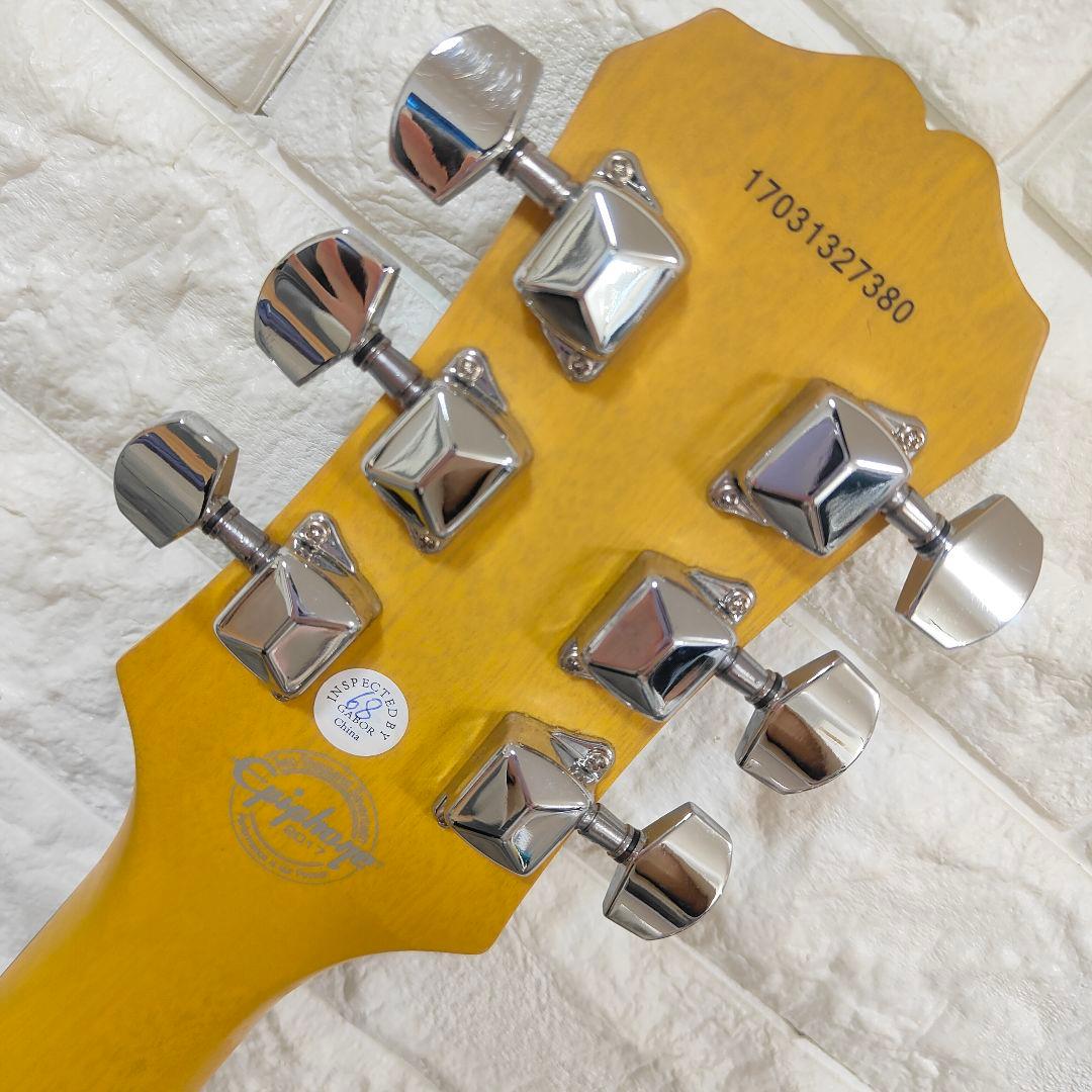 美品 Epiphone Lespaul レスポール TVイエロー チューナー付