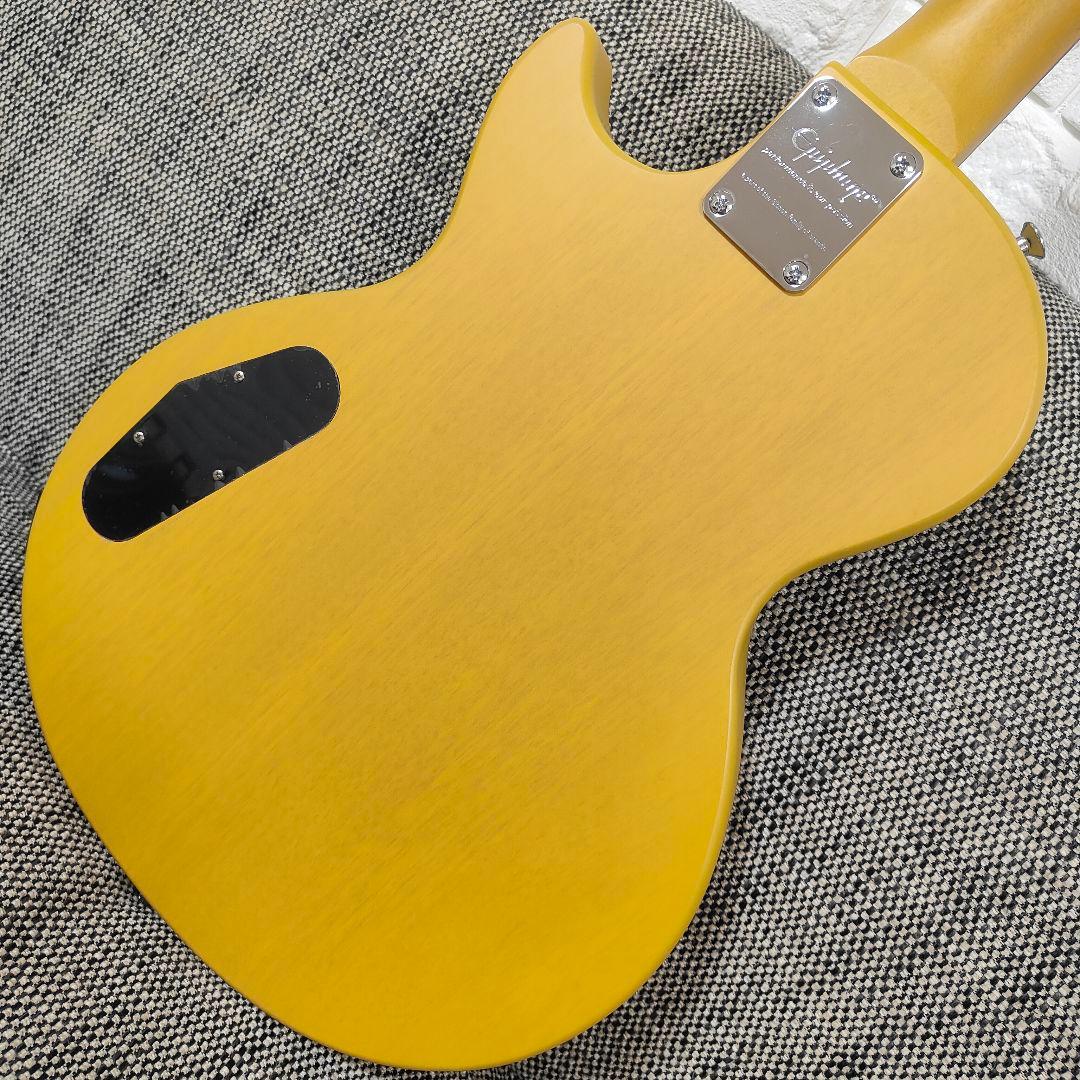 美品 Epiphone Lespaul レスポール TVイエロー チューナー付