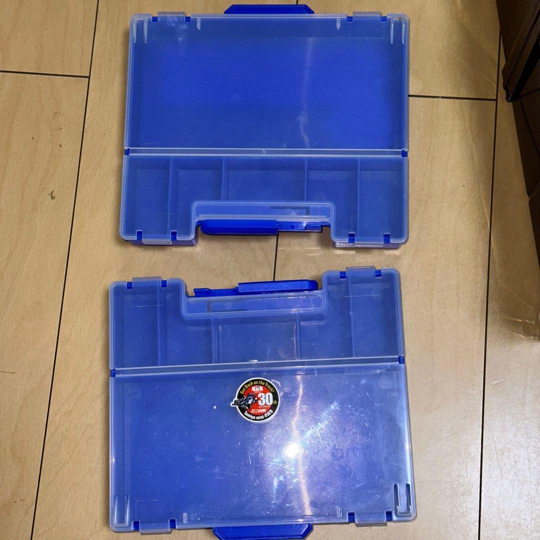 [G12238]ミニ四駆　ポータブルピット　シリーズロゴモデル　ブルー　タミヤ