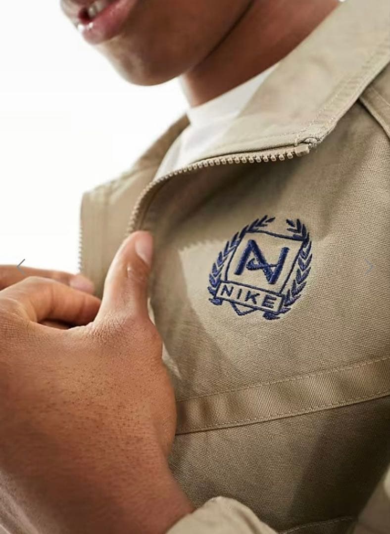 NIKE ハーフジップ キャンバスジャケット