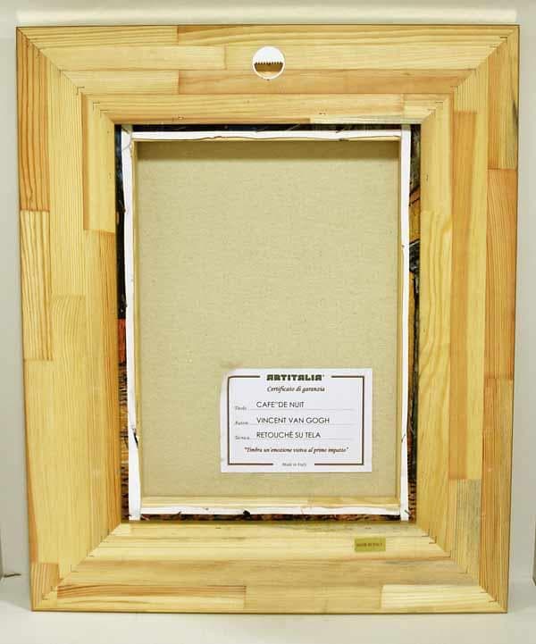 イタリア 額絵 アートフレーム 夜のカフェテラス ゴッホ 4030-190G