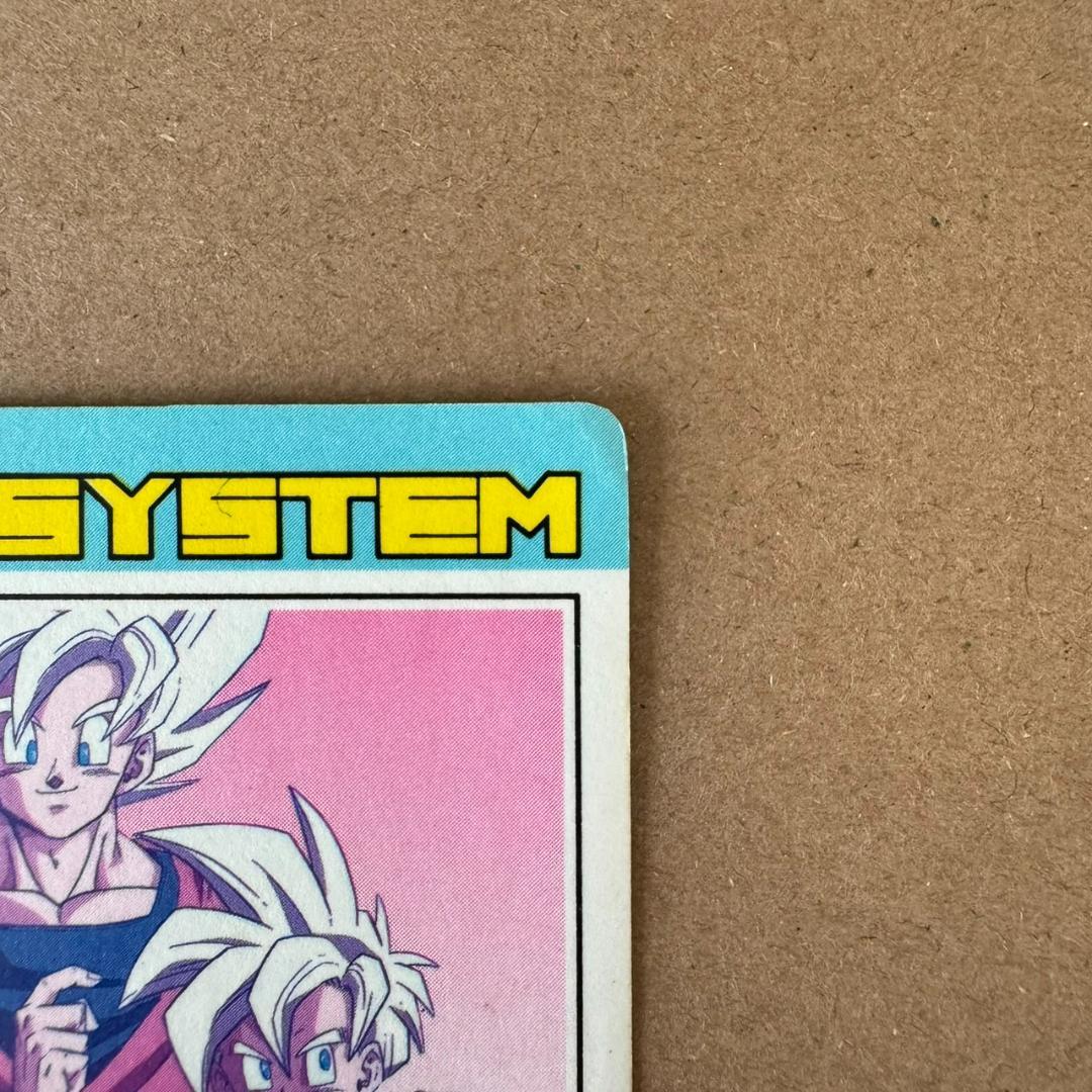 【超激レア 印刷ミス】ドラゴンボール カードダス PPカード 悟空＆悟飯 キラ