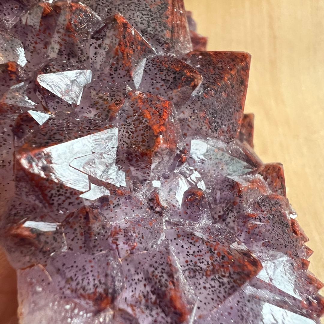 アメシスト ヘマタイト 共生 鉱物 標本 原石 アメジスト