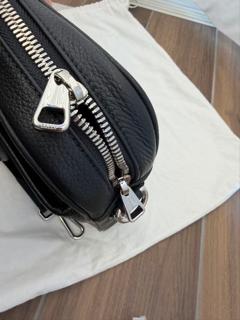 BALLY バリー　MALESO 2WAY ブラックレザー ビジネスバッグ