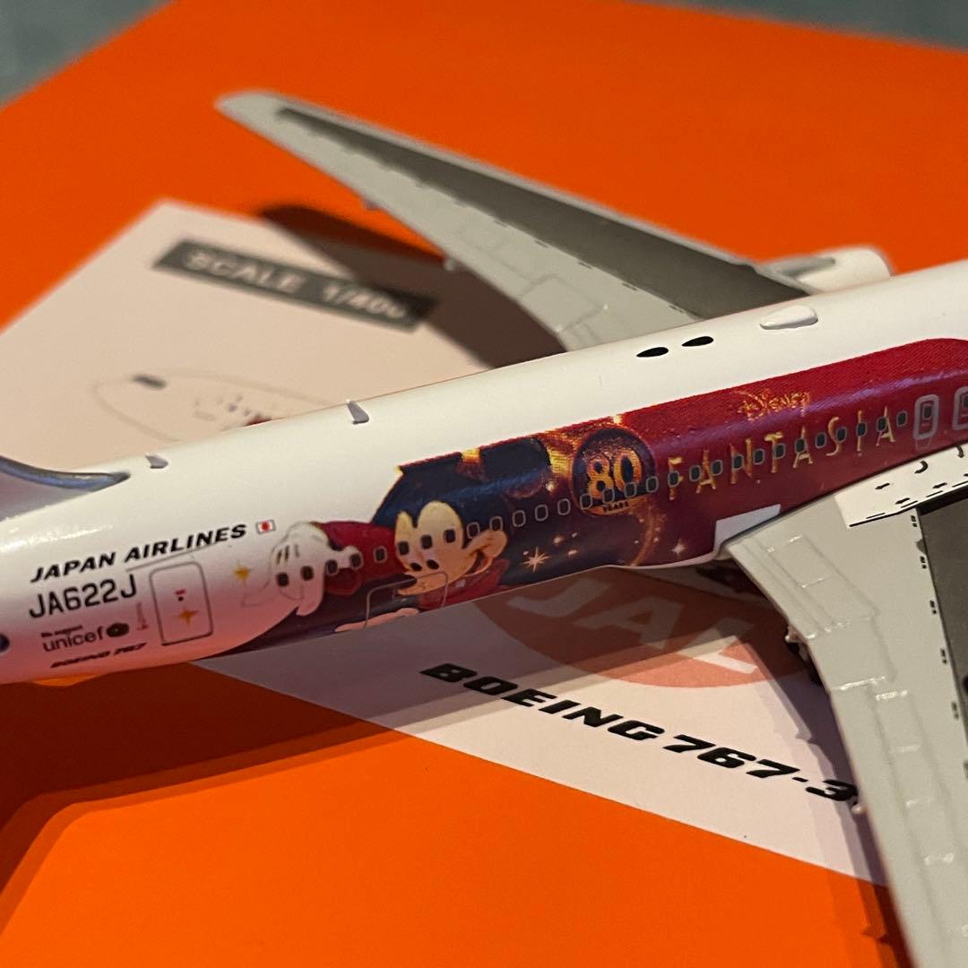 JAL 767-300ER 日本航空 JA622J ディズニー jc 1:400