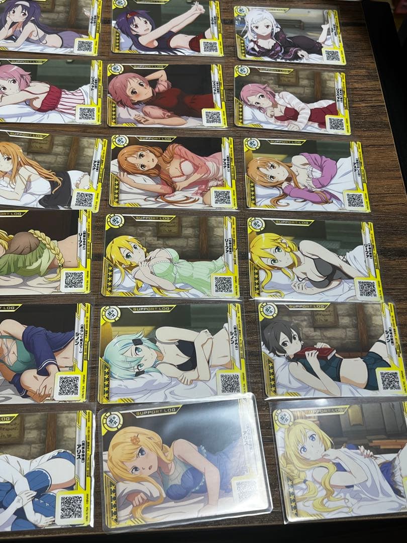 ソードアート・オンラインアーケード　SAOAC 添い寝カードまとめ売り　45枚