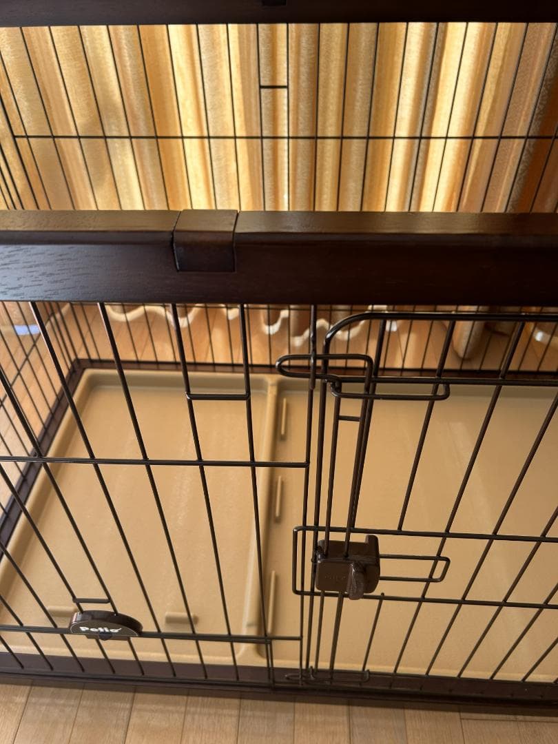ペティオ　犬用ケージ　ドッグルーム ブラウン レギュラーサイズ　Petio