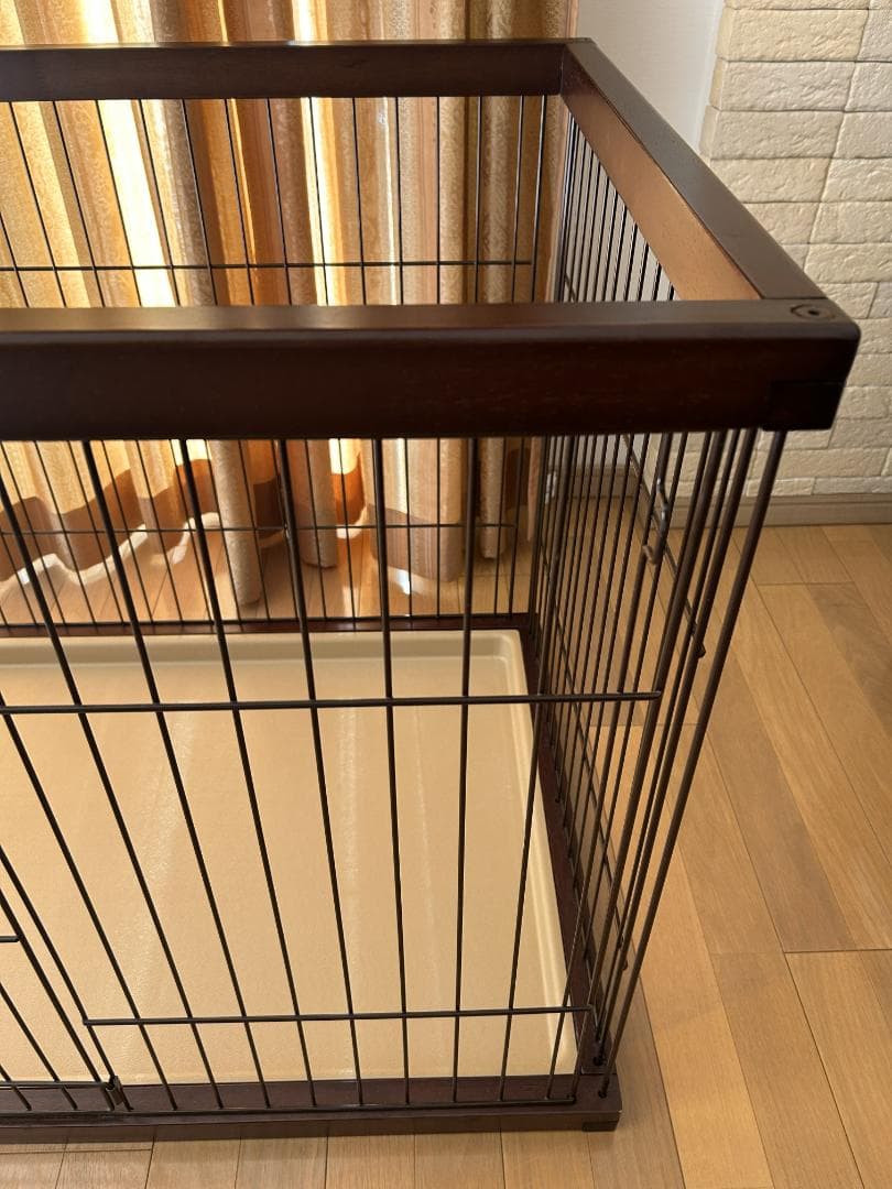 ペティオ　犬用ケージ　ドッグルーム ブラウン レギュラーサイズ　Petio