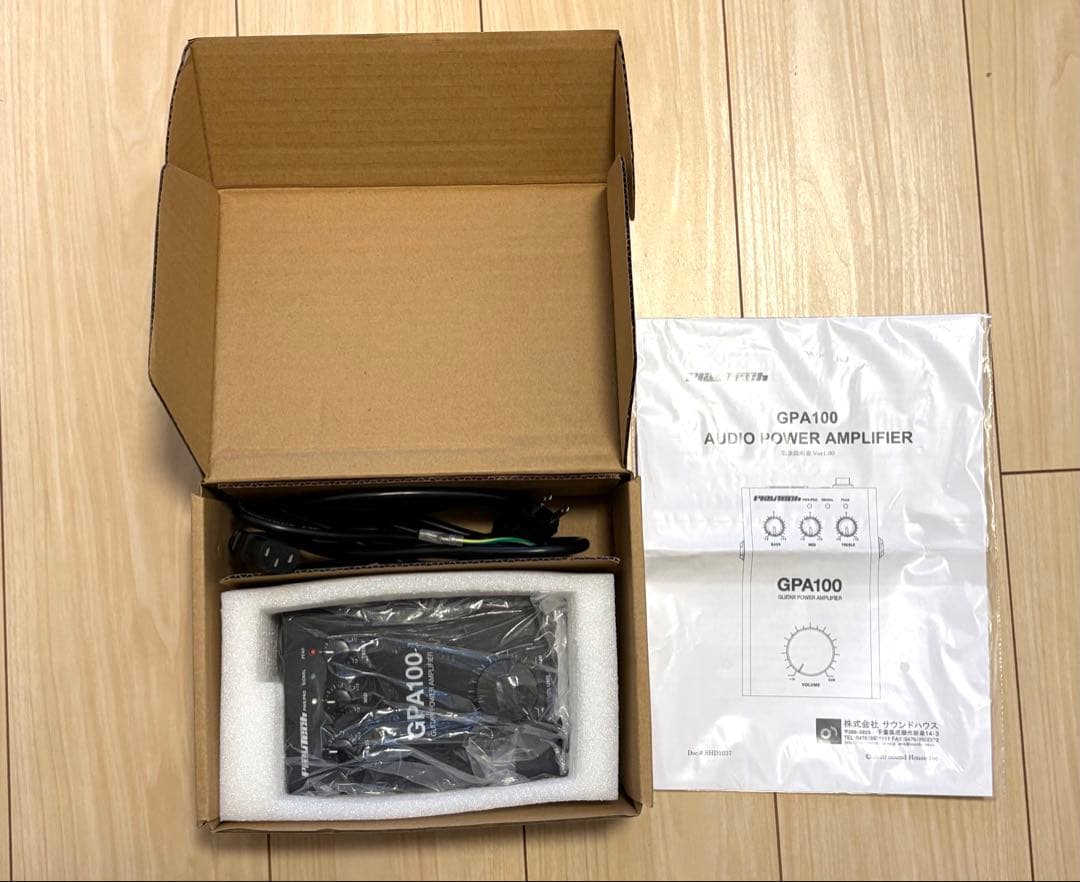 T*N様 自宅練習に最適なPlaytech GPA100 ギター用パワーアンプと