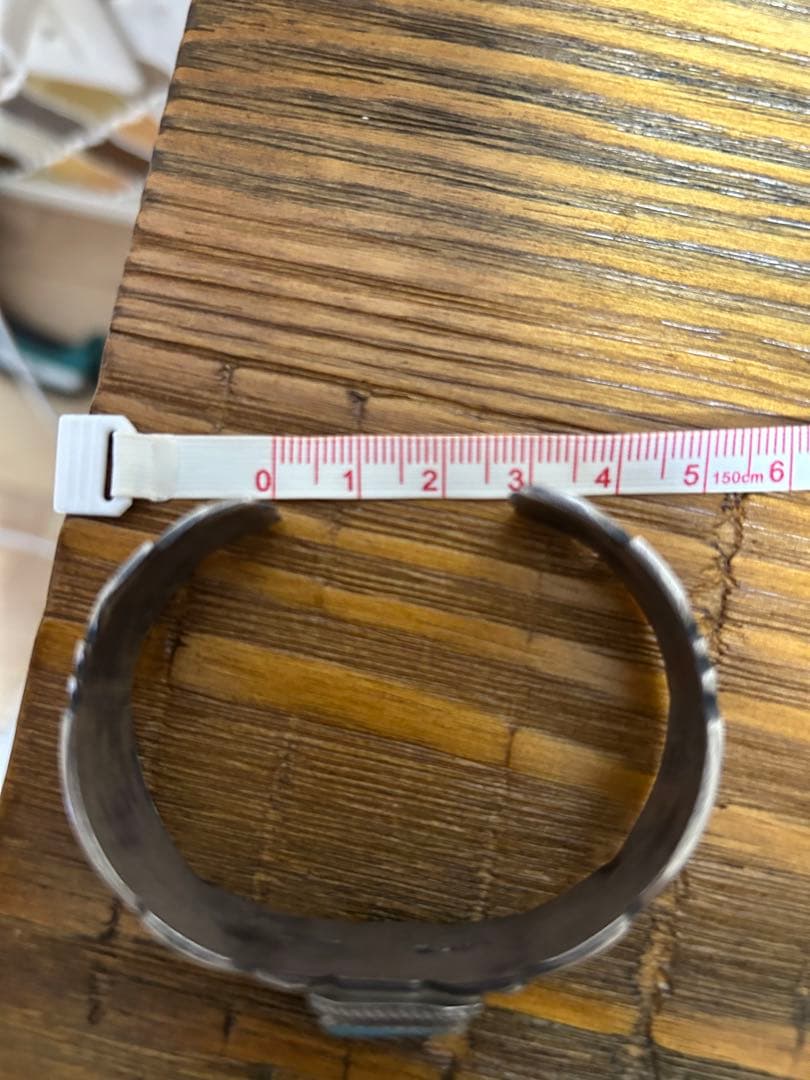 ナバホ　NAVAJO ビンテージ　バングル　シルバーブレスレット　ターコイズ