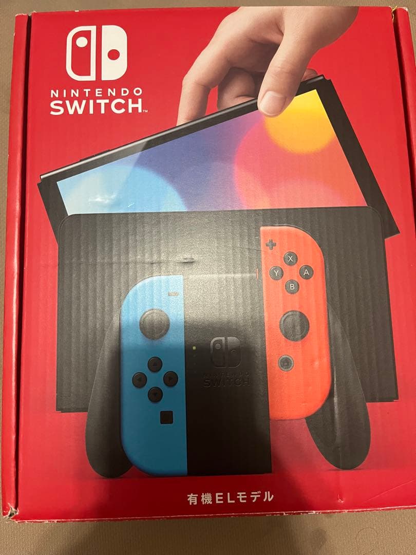 Y*a様 Nintendo Switch 本体 青/赤　有機EL