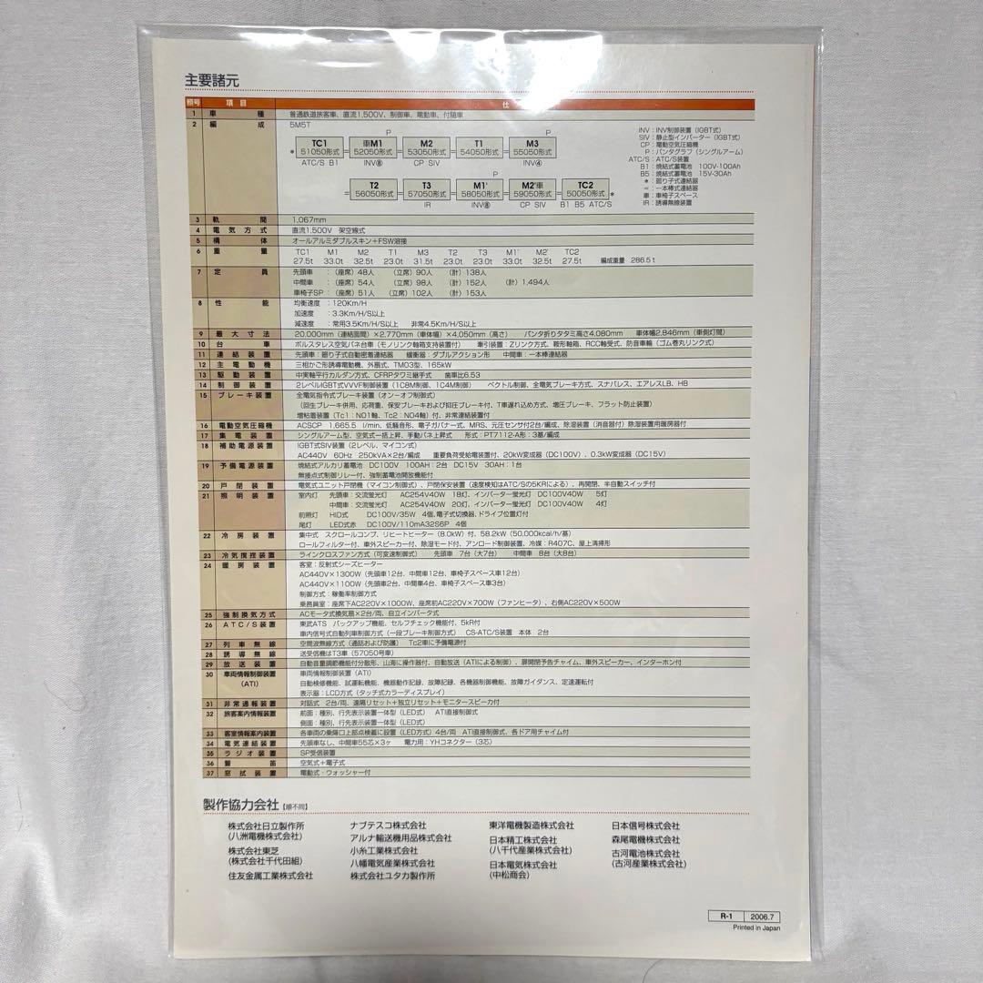 ✨️極美品✨️ 東武鉄道 50000系シリーズ 車両カタログ 4種セット