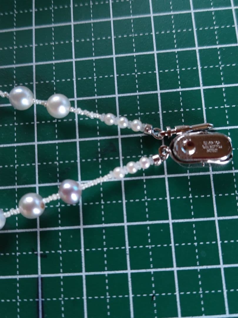 アコヤ真珠、あこや砂ケシパールの、オメガ風ネックレス