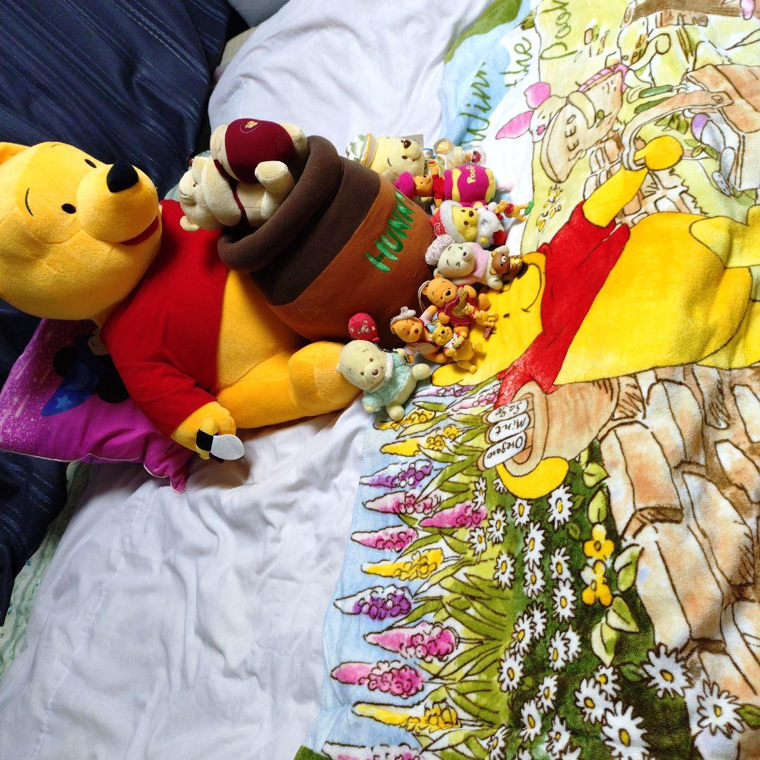 くまのプーさん ハニーポット付きぬいぐるみセットバスタオル大付き