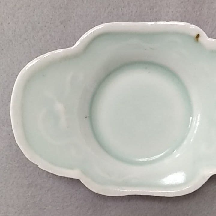 古伊万里青磁茶托　(NO2)　古伊万里茶托　古伊万里皿　茶道具　煎茶道具　茶托