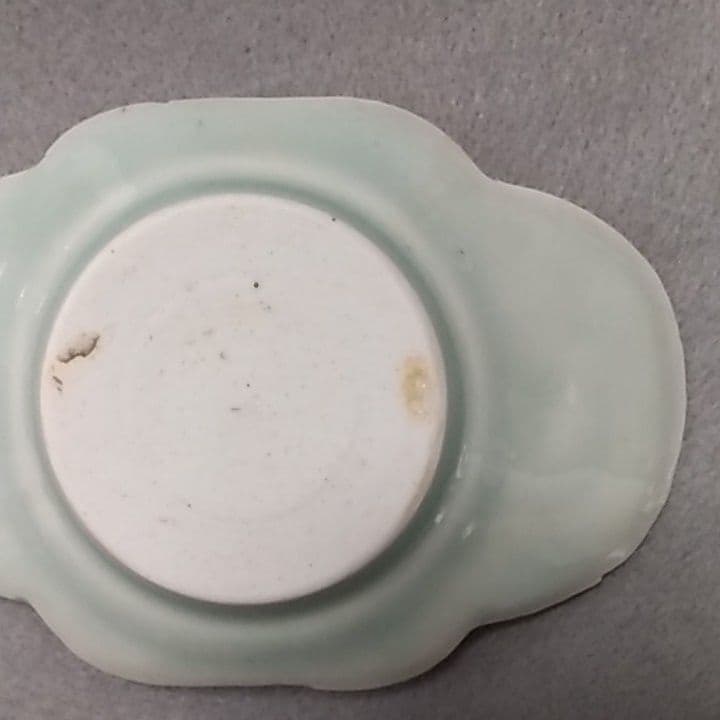 古伊万里青磁茶托　(NO2)　古伊万里茶托　古伊万里皿　茶道具　煎茶道具　茶托