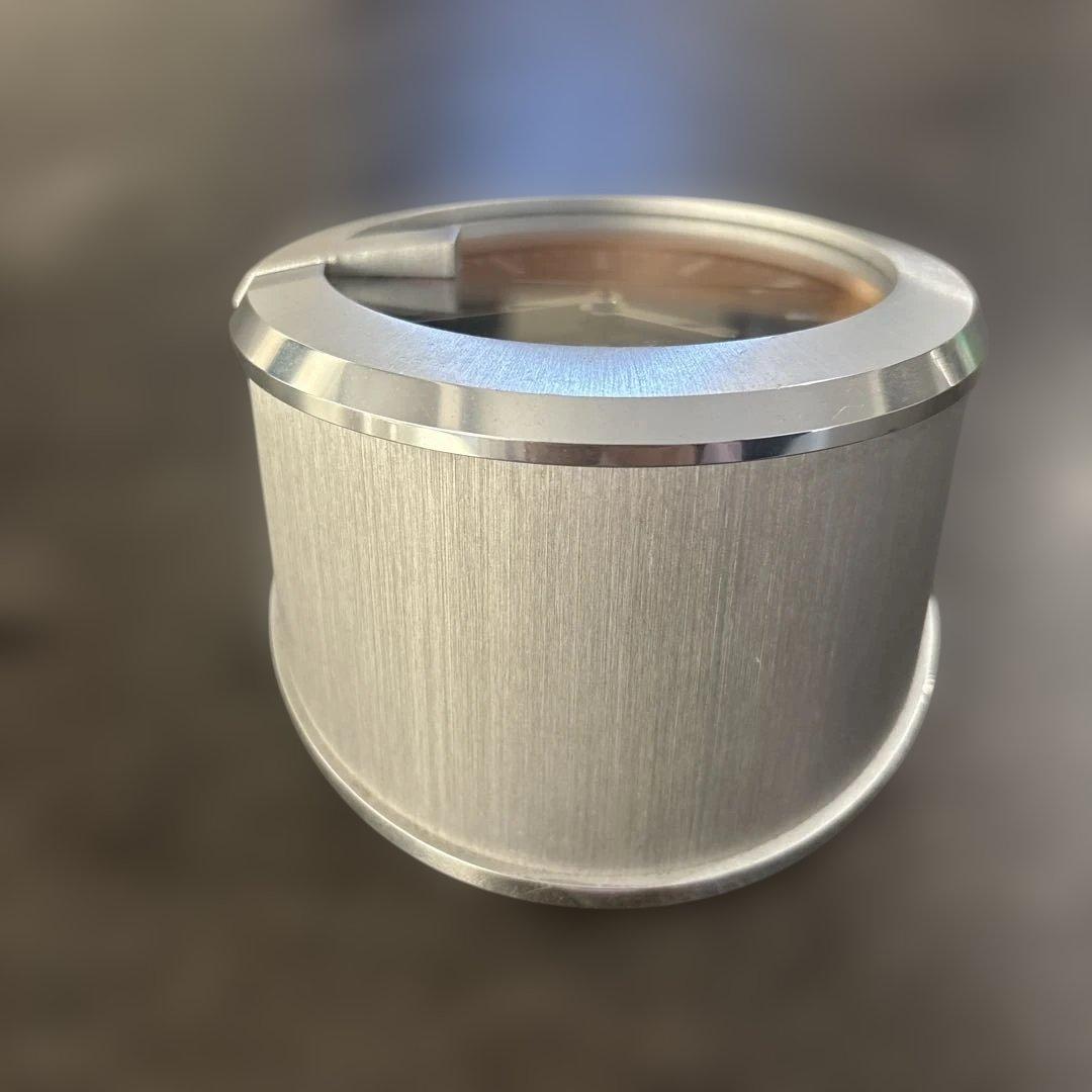 GUCCI ラウンド型置時計 210ブラック/シルバー　ジャンク品