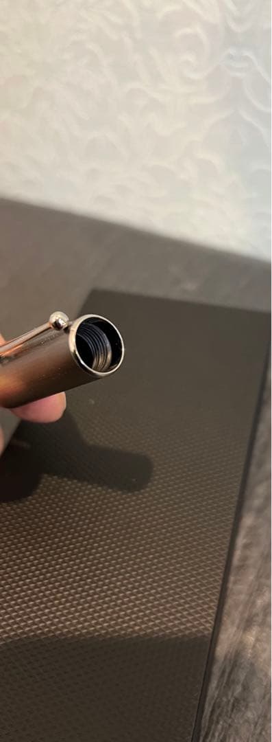 ダンヒル 18K 750 シルバー万年筆、インクコンバーター箱付き