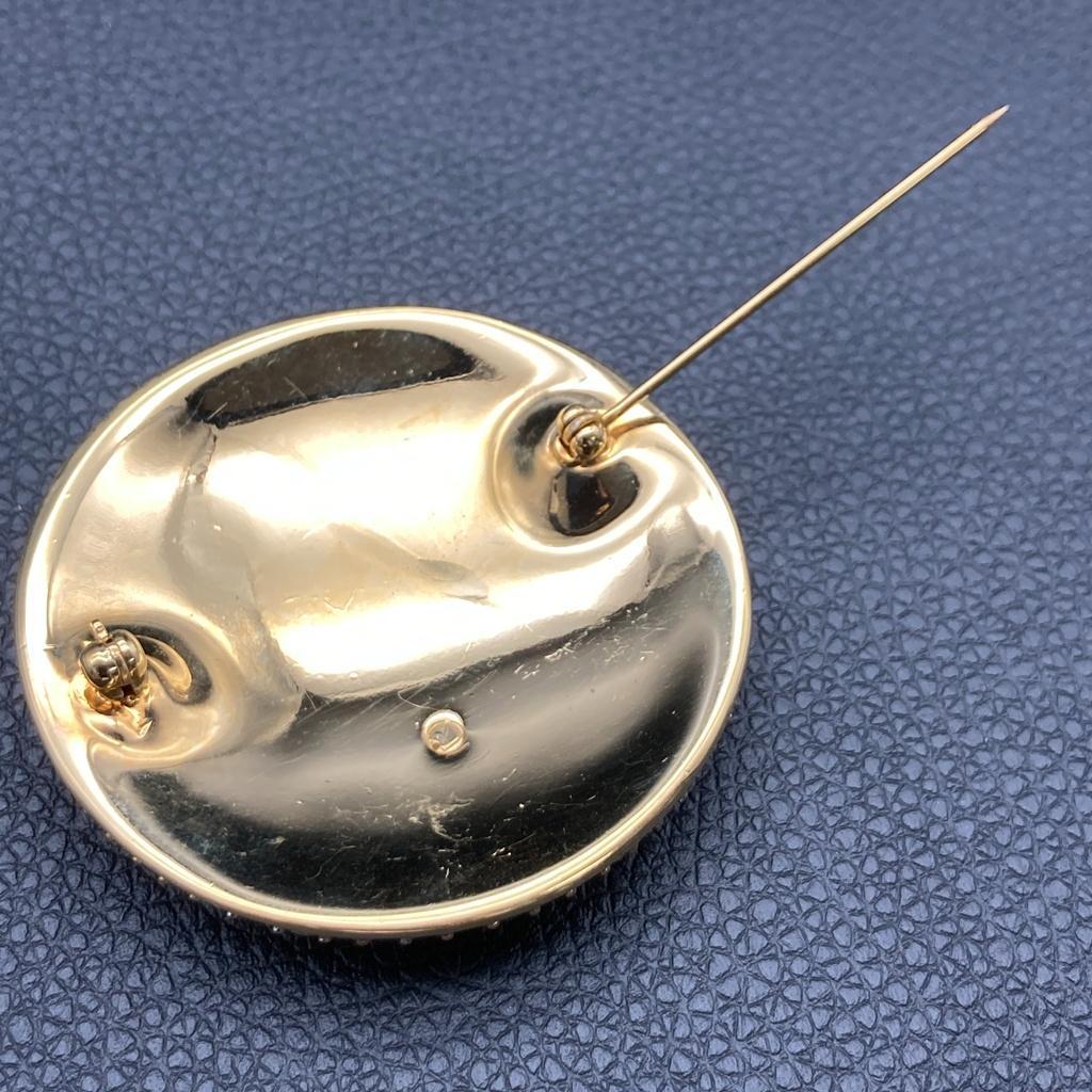 SWAROVSKI スワロフスキー 多色クリスタル ブローチ マルチカラー