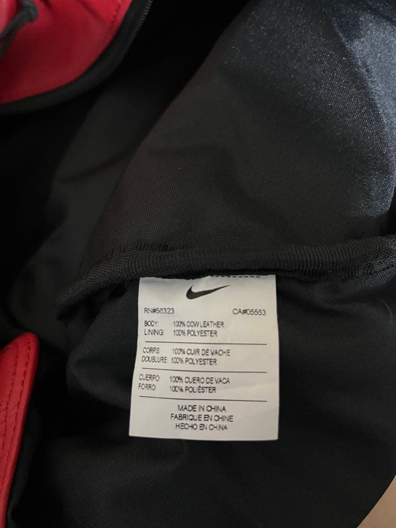 supreme シュプリーム Nike leather duffle bag