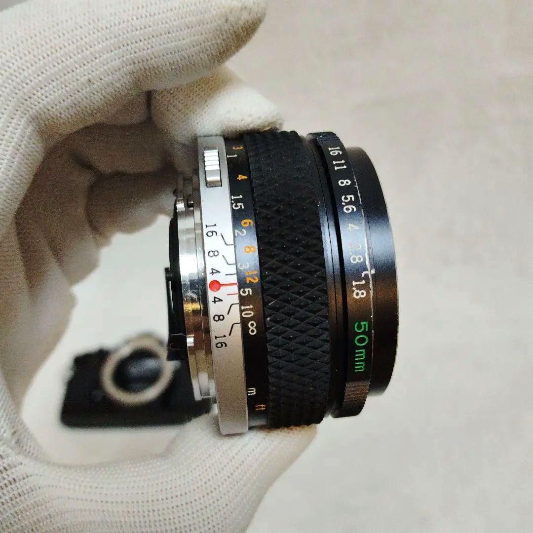■美品■ OLYMPUS OM-1 ブラックF.ZUIKO 50mmF1.8